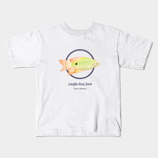 Longtail Rosy Barb Kids T-Shirt